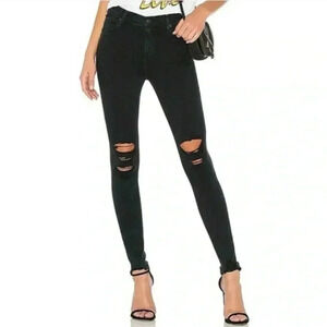 Agolde Women Sophie Skinny Luxe Black Jeans Size 25